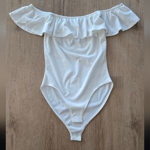 Ruffle Off the Shoulder Bodysuit - Ten Sixty Sherman